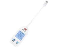 USB C testeris suderinamas su QC1.0/ 2.0/ 3.0/ 4.0 protokolais, 0~99999mAh; 0~1000Wh; 1~480?, 4~24VDC, 0.05~5ADC, UNI-T