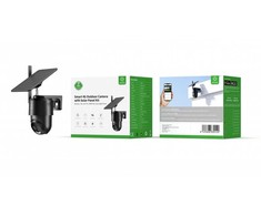Woox Belaidė kamera 4G LTE, 3MP, su SIM kortelės lizdu ir saulės baterija, 9000mAh, USB-C, MicroSD iki 128GB TUYA