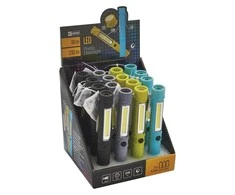 Žibintuvėlis LED 3W + 1LED, 230lm, su magnetu, EMOS