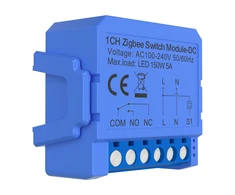 1 kanalo „ZigBee“ jungiklio modulis su bevoltiniu kontaktu „Avatto ZWSM16-DC32V-1“