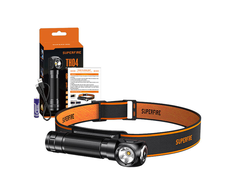 Du viename priekinis žibintas Superfire TH04, 600 lm, USB-C