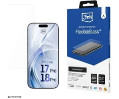 Szkło hybrydowe 3MK FlexibleGlass do iPhone 17 Pro/ 18 Pro 3 vnt.