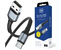 3Mk Protection 3mk Hyper Cable N-SERIES USB-A / USB-C 2m 9V/2A 18W / juodas