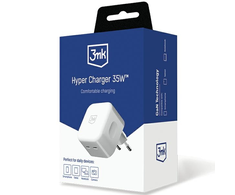 3MK Hyper Charger 35W 2xUSB-C laidinis įkroviklis QC