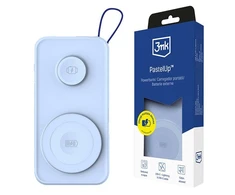 3MK Powerbank PastelUp 10,000mAh 22.5Wz Magsafe + įkrovimas Apple Watch mėlynos spalvos