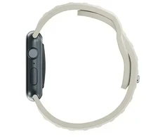 3MK Silicone Watch Strap smėlio spalva beige dla Apple Watch 42 44 45 49mm