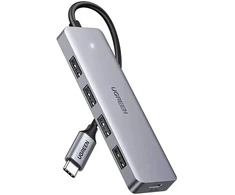 Ugreen 4-in-1 USB-C į USB 3.0 šakotuvas | USB-C | pilkas