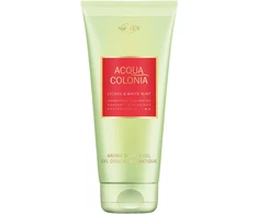 4711, Acqua Colonia, Lychee &amp; Baltas Mint, Moisturizing, Dušo želė, Body, All Skin Types, 200 ml