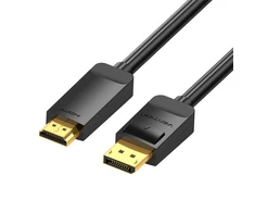 Vention 4K 30Hz DisplayPort 1.2 - HDMI 1.4 kabelis 2m - Juodas