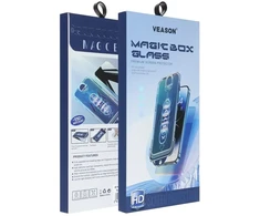 6D Pro Veason Easy-Install Glass + aplikatorius - skirtas iPhone 16 Pro Max juodas