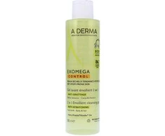 A-Derma Exomega Control minkštinamojo valomojo gelio rinkinys, 200 ml