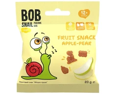 Ābolu un bumbieru uzkoda BOB SNAIL, 20g