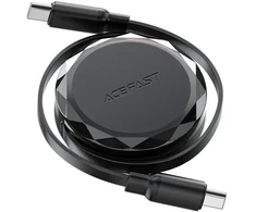 Acefast C13-03 duomenų perdavimo ir įkrovimo kabelis | USB-C į USB-C | 60 W | 0,8 m | juodas