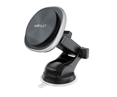 Acefast D42 Magnetic Dashboard Mount with Wireless Charger, MagSafe Compatible - Juodas