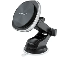 Acefast D42 Magnetic Dashboard Mount with Wireless Charger, MagSafe Compatible - Juodas