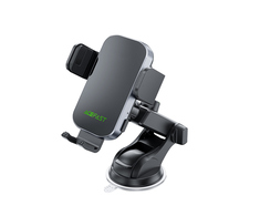 Acefast D53 Car Mount with Wireless Charger for Dashboard with Automatic Clamp - Juodas