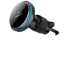 Acefast D61 Magnetic Car Air Vent Holder with Qi2 25W Wireless Charging - Gray