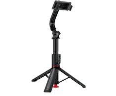 Acefast E42 Selfie Stick with Auto Tripod and Bluetooth Remote Control 1.05m - Juodas