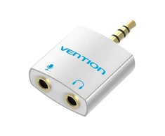 Vention audio adapteris 4 polių 3.5mm - 2x3.5mm 0.25m - Sidabrinis