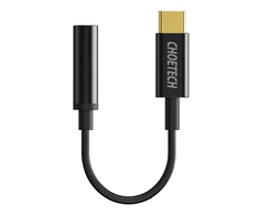 Adapteris CHOETECH USB Type-C (M) - ausinių jungtis 3.5mm (F)