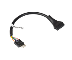 AKYGA Adapteris su kablem AK-CA-75 USB 9 pin m / USB 19 pin f 20cm