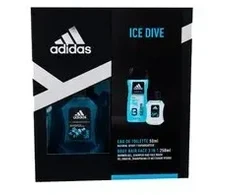 Adidas „Ice Dive“ – tualetinis vanduo (EDT) 50 ml + dušo želė 250 ml