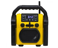 Adler | Construction radio with Bluetooth | AD 1911 | AUX in | Juodas/Geltona