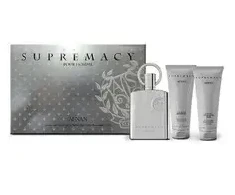 Afnan Supremacy Sidabrinis Gift set EDP 100 ml, dušo želė 100 ml and balzamas po skutimosi 100 ml