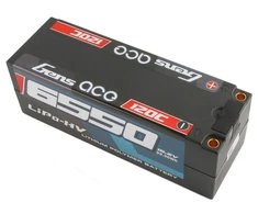 Gens Ace &amp; Tattu Akumuliatorius Gens Ace 6550mAh 14.8V aukštos įtampos 120C 4S1P kietas dėklas