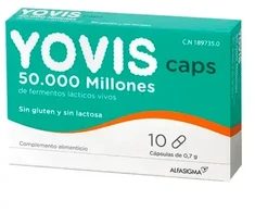 Alfasigma Yovis 10 kapsulių
