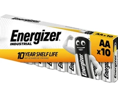 Šarminė baterija LR6 (AA) EN91 1,5 V 2850 mAh Industrial Energizer 10 vnt. lizdinėje pakuotėje