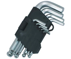 Šešiakampių raktų komplektas Beast Ballp Short CrV 9 vnt. 1.5-10 mm