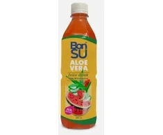 Aloe Vera un arbūzu sulas dzēriens ar alvejas mīkstumu (56%) BONSU, 500ml, PET (DEP)