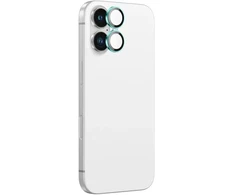 AmazingThing AR Aluminum 2 Lens Glass with Camera Lens Frame skirtas Apple iPhone 16 / 16 Plus – Žalias