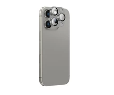 AmazingThing Aviation-Grade Alloy Apsauginis stiklas Lens skirtas Apple iPhone 16 Pro / 16 Pro Max Camera Lens - Gray