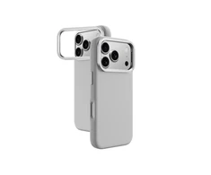 AmazingThing Glamour Apple iPhone 17 Pro Max dėklas with Stand – pilkos spalvos