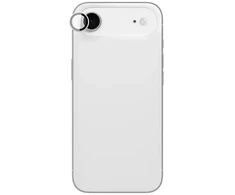 „AmazingThing“ stiklinis dėklas „Apple iPhone 17 Air“ su sidabriniu aliuminio rėmeliu