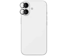 AmazingThing Lens Glass skirtas Apple iPhone 17 with juodos spalvos Aluminum Frame