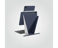 „AmazingThing“ matinis „Pro Mag“ lankstus dėklas su stovu, skirtas „iPad Air 11“ M3/M4 (2025/2026) - Mėlyna