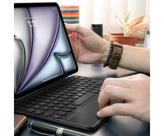 AmazingThing Minimal Case Keylite Combo Keyboard Case for iPad 11" 2022/2025 - Juodas