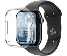 „AmazingThing Minimal“ apsauginis dėklas skirtas „Apple Watch Series 11 46mm“ – skaidrus