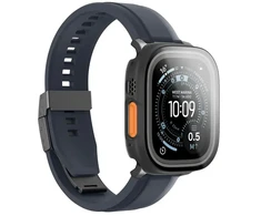 AmazingThing Radix Glass Screen Protector with dėklas skirtas Apple Watch UItra 3 49mm – Juodas