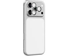 AmazingThing Sapphire Camera Glass skirtas Apple iPhone 17 Pro / Pro Max – su juodos spalvos Frame