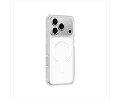 AmazingThing Titan Pro dėklas skirtas Apple iPhone 17 Pro Max suderinamas su MagSafe – skaidrus