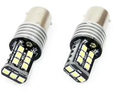 Amio LED CANBUS 2835 15SMD 1156 BA15S P21W R10W R5W balta 12V/24V