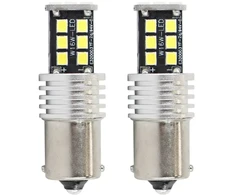 Amio LED CANBUS 2835 15SMD 1156 BA15S P21W R10W R5W balta 12V/24V