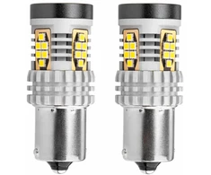 Amio LED CANBUS 3020 24SMD 1156 BA15S P21W R10W R5W baltas 12V/24V