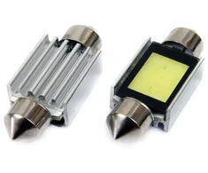 Amio Żarówki LED lemputės CANBUS COB3 festoon C5W C10W C3W 36mm baltos 12V