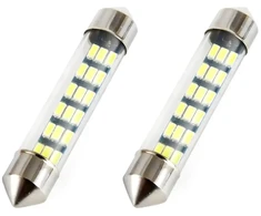 Amio Led lemputės 2 vnt, 18SMD, C5W, 41mm, 12V