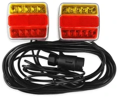 LED žibintų komplektas magnetinei priekabai 12v amio-02141